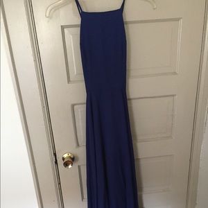 Dark blue formal dress